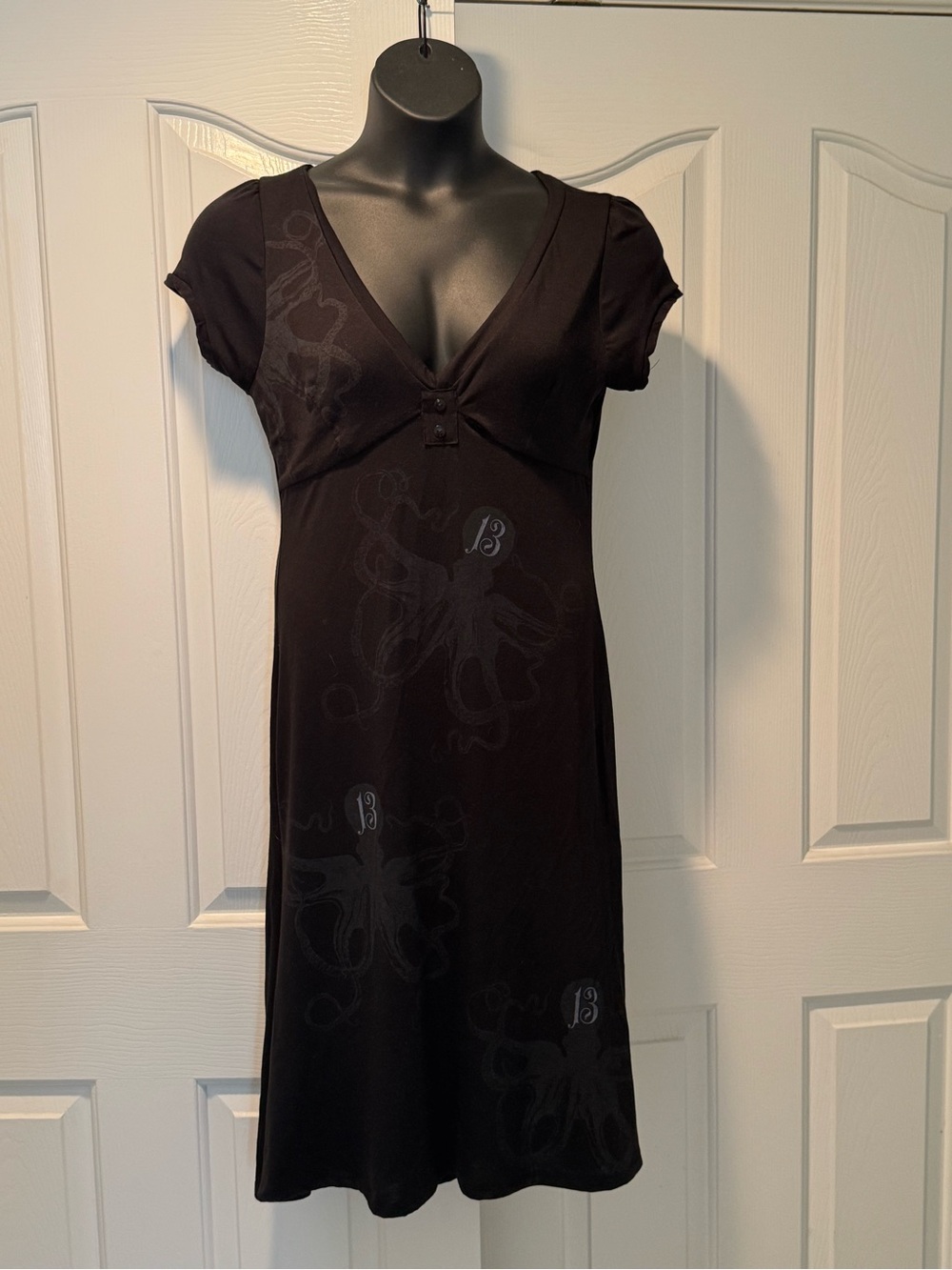 Lucky 13 Brand Black Octopus Dress